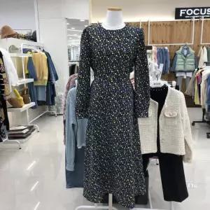 [포커스]튤립 뒷 끈 롱 원피스 FS2A7OP00690_JK