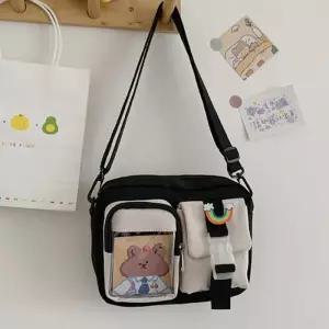 가방 패브릭 미니투톤메신저백 천 체인백 크로스백 데일리 호보백 셔링숄더백 미니백