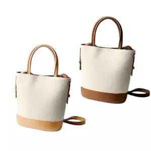 토트백 가방 천 버킷백 아줌마 (BBT4) 캔버스 쇼퍼백 핸드백