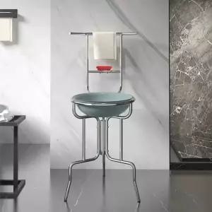 간이 세면대 세면기 캠핑장 받침대 세수대야 이동식