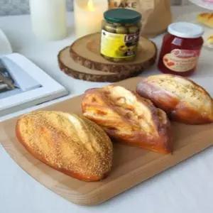 [하프클럽/셀러허브]호밀빵 장식소품 택 진짜 음식 모형 3종 1