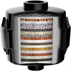 경수용 20단계 샤워 필터 염소 중금속 및 기타 불순물 제거 피부 모발 개선 대부분의 휴대용 샤워헤드 고정