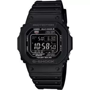 카시오 남성용 GW-M5610-1BJF G-Shock 태양광 디지털 멀티 밴드 6 블랙 시계