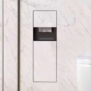 매립 휴지걸이 내장 쓰레기통 304스텐 스테인레스 인테리어 티슈함 쉐리 핸드타올