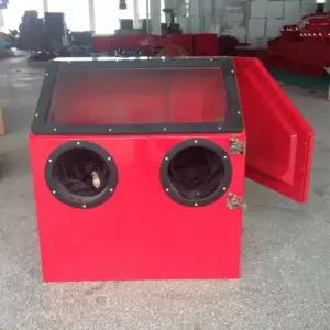 샌드 블라스트 블라스팅 제거기 표면 페인트건 작업 페인트 박스 모래 샌딩기 100L