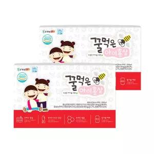 1+1 어린이 전체식홍삼 꿀먹은아이홍삼 20ml x 30포