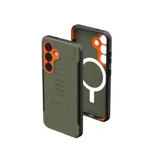 URBAN ARMOR GEAR UAG 삼성 갤럭시 S25 케이스 6.2인치 민간인 전용 - 마그네틱 충전 미끄럼 방지 견고한