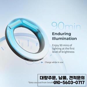 SmallRig Vibe P30 67mm 링 LED 비디오 전화 마운트/케이스/카메라 렌즈용) 휴대용 경량 필 -4873