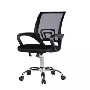 [하프클럽/셀러허브]의자 통기성 메쉬등받이 병원의자 블랙 5구