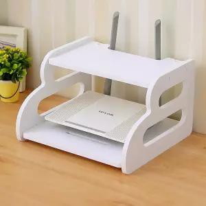 셋톱박스 거치대 선정리 공유기 숨기기 선반