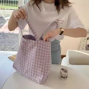 [오너클랜]양면 캔버스 숄더백 데일리 가방 보조 에코백 대학생 크로스백