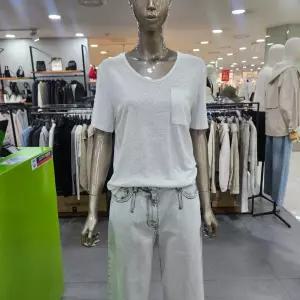 시슬리/애플아울렛/헤이니 포켓 린넨 티셔츠 SATSC1631