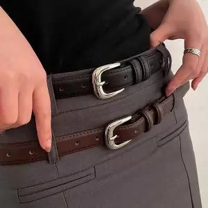 [알티피아]여성 패션 벨트 스몰버클 남녀 캐주얼 정장 허리벨트