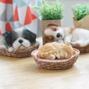 [하프클럽/셀러허브]감성소품 강아지 미니어처 테이블 인테리어 1P