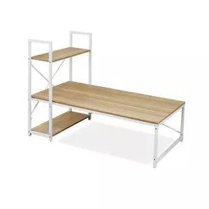 [하프클럽/셀러허브]RO101-03 책상 h형 900x600 좌식 책장책상세트