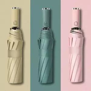 파스텔 10k 자동 3단 암막 우산 양산 인쇄가능