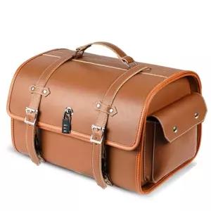 오토바이 슈퍼커브사이드백 가죽가방 범용 오토바이용품 사이드백 바이크