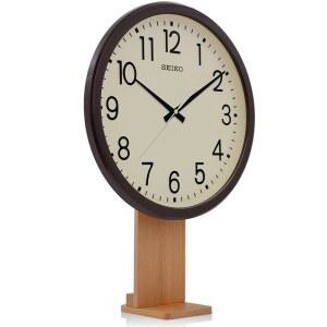 못없는벽 너도밤나무 벽시계 원목 거실 브라켓 모던 스탠드 유리 벽걸이