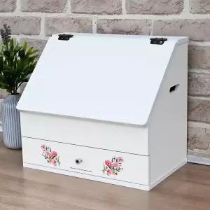 [하프클럽/셀러허브]좌식화장대 서랍 악세사리수납 이동식화장대