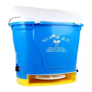 농업용 다목적 살포기 입제 퇴비 농기계 자동 비료 무선 충전식 전동