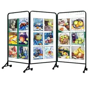 졸업전시 철제네트망 작품전시 파티션 미술관 칸막이 유치원 철망네트 철