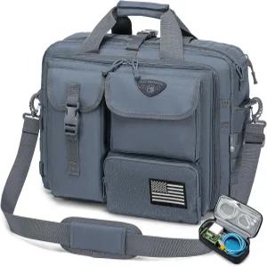 남성용 스티포스 전술 노트북 가방 14인치 /15.6인치 /17.3인치 메신저백 군용 숄더백 조종사용 비행 작업