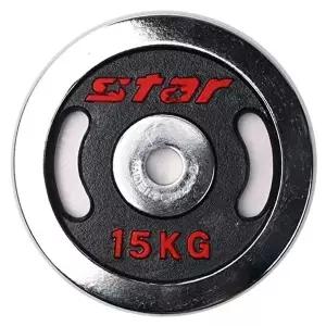 [셀러허브 스포츠레저]스타스포츠 바벨원판 도금원판 (15kg) (ER501) 역기원판 웨이트원판 홈트 (47587945