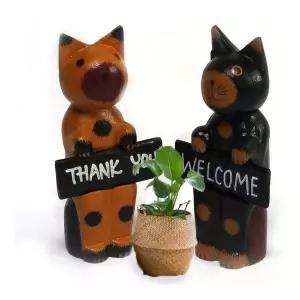 [하프클럽/셀러허브]고양이 결혼기념일선물 미니어쳐 인테리어소품