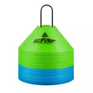 스타 스포츠 축구훈련용품 접시콘 세트 그린블루 축구용품