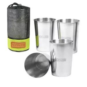 노메이드N5778 캠핑 스텐 맥주컵 4P 물컵 세트
