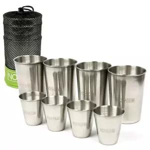 노메이드N6114 캠핑 스텐 맥주컵 소주컵 세트 8P