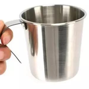 스테인리스 손잡이컵 휴대용 캠핑 양치용 컵