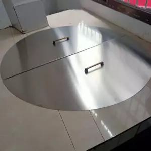 가정용 냄비뚜껑 스테인리스 솥뚜껑 솥 뚜껑 무쇠솥 가마솥덮개 덮개 주방