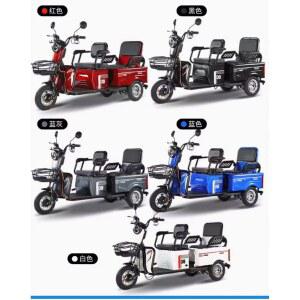 전기 삼륜차 오토바이 가정용 소형차 레저 후방 삼발이 축전차 댐핑 배터리 보조차