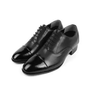 [마이시크]버밍엄 키높이 소가죽 남자구두 수제화 정장구두 6cm