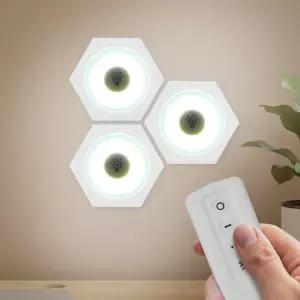 무드등 3개입 붙이는조명 LED 조명 부착계단조명 홈앤 붙이는 붙이는LED조명