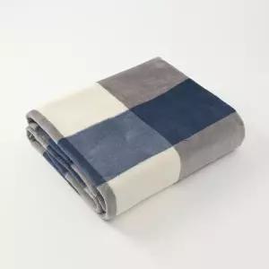 낮잠블랭킷 기모담요 극세사 격자무늬 무릎담요 극세사담요 항공담요