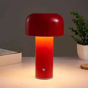 무선 침실 단스탠드 레드 테이블 미드센스 스탠드 무드등 램프 터치