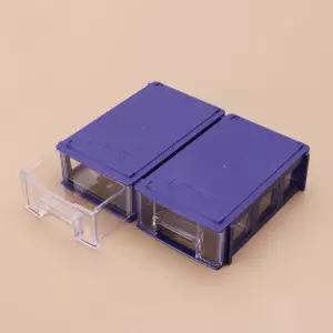 수납보관함 수납함 수납정리함 멀티 연결형 네일아트보관함 2p세트 서랍식