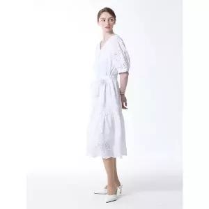 르오트 [르오트] 로맨틱 코튼 아일렛 자수 원피스 1180315