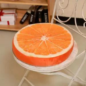 과일쿠션 방석 프루츠 키높이 과일방석 쿠션 상큼 귤 두꺼운