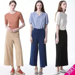 르오트 워셔블 니트 팬츠 3종세트 1180251