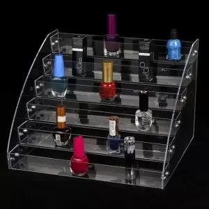 아크릴 네일진열대 6단 진열대 매니큐어진열대 스탈리나 매니큐어 립스틱정리대