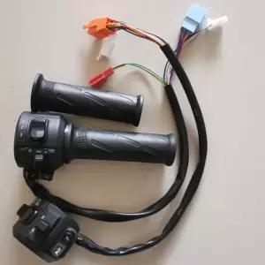 전기 자전거 가속기 스쿠터 스로틀 세발 회전/3 속도/역방향 스위치 라이트 하이 로우 빔 브레이크 레버