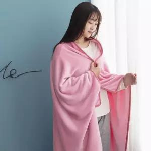 입는담요 망토 극세사 똑딱이단추 어깨담요 담요(100x150cm) 무릎담요