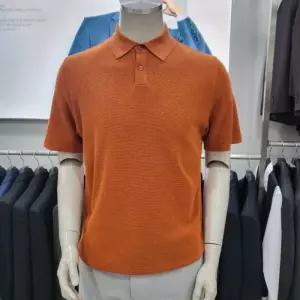 파렌하이트지이크 솔리드 반팔 티에리 니트_DG