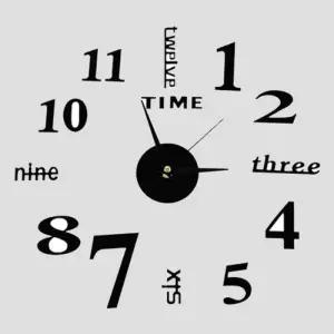 침실 벽시계 무소음 인테리어 만들기 소품 DIY 북유럽