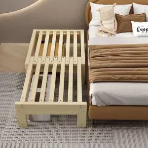 접이식 사이드 간이 자취방 침대틀 대나무 확장 기숙사 원목침대프레임