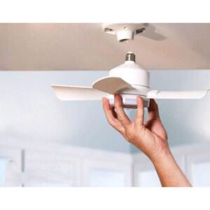 실링팬 LED 조명 씰링팬 흰색 선풍기 탁부착실링팬 속도 전구형 22ich 천장