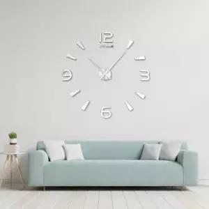 붙이는 DIY 인테리어 DIY붙이는벽시계 월데코 DIY벽시계 실버 벽시계